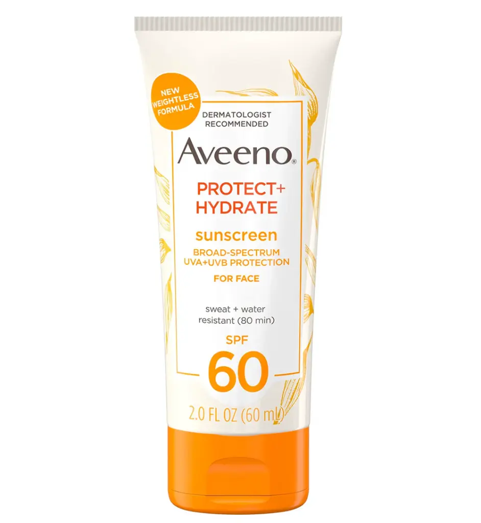 Aveeno Protect + Hydrate Sunscreen Face Lotion SPF 60